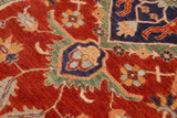 handmade Geometric Kafkaz Chobi Ziegler Rust Beige Hand Knotted RECTANGLE 100% WOOL area rug 10 x 14