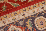 handmade Traditional Kafkaz Rust Beige Hand Knotted RECTANGLE 100% WOOL area rug 10x14