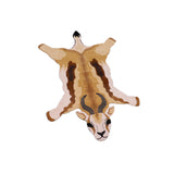 Modern Abstract Wilderness Antelope Animal Design Area Rug - 4'0'' x 6'0''