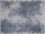 Modern Transitional Loane Grey Blue Rug