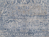 handmade Transitional Vintage Gray Blue Machine Made RECTANGLE POLYESTER area rug 9x12