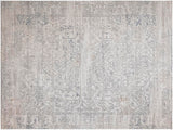 handmade Transitional Distressed Beige Grey Machine Made RECTANGLE POLYESTER area rug 9x12