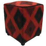 handmade Traditional Ottoman Red Black HandmadeRECTANGLE 100% WOOL area rug