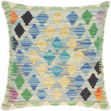 Southwestern Turkish Sherise Hand Woven Kilim Throw Pillow