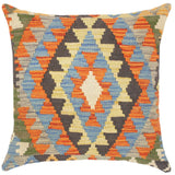 Shabby Chic Turkish Gregorio Hand Woven Kilim Throw Pillow