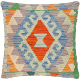 Tribal Turkish Freeman Hand Woven Kilim Throw Pillow