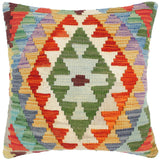 Southwestern Turkish Corrie Hand Woven Kilim Throw Pillow