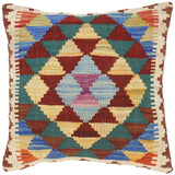 Modern Turkish Sadie Hand Woven Kilim Throw Pillow