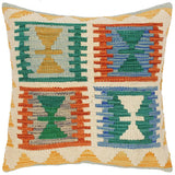 Southwestern Turkish Dante Hand Woven Kilim Throw Pillow