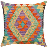 Southwestern Turkish Theron Hand Woven Kilim Throw Pillow