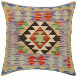 Southwestern Turkish Barton Hand Woven Kilim Throw Pillow