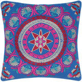 Embroidered Bohemian Hazel Cotton Pillow