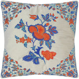 Bohemian Embroidered Stasia Floral Velvet Pillow