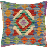 Tribal Turkish Venus Hand Woven Kilim Throw Pillow