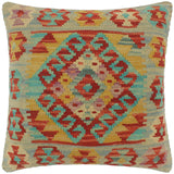 Boho Chic Turkish Crowe Hand Woven Kilim Pillow