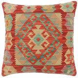 Rustic Turkish Nicholas Hand Woven Kilim Pillow