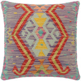 Bohemian Turkish Guy Hand Woven Kilim Pillow