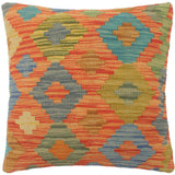 Shabby Chic Turkish Morrow Hand Woven Kilim Pillow