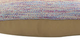 handmade Modern Blue Purple Hand-Woven SQUARE 100% WOOL Pillow