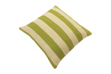 handmade Modern Beige Green Hand-Woven SQUARE 100% WOOL Pillow