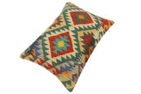handmade Tribal Rust Beige Hand-Woven RECTANGLE 100% WOOL Pillow