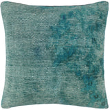 Contemporary Mcinerne Vintage Distressed Handmade Rug Pillow