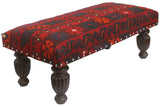 Vintage Korbin Handmade Antique Kilim upholstered Settee