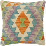 Boho Chic Turkish McKeown Hand Woven Kilim Pillow