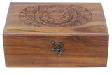 Tribal Holman Handcarved Wooden Jewelry Box