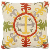 Eclectic Howes Kilim Suzani Handmade Pillow