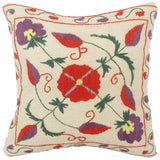 Rustic Zhou Kilim Suzani Handmade Pillow