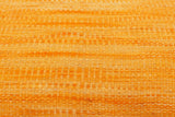 handmade Modern Shoe Rack Orange Beige Hand-made RECTANGLE Vegetable dyed wool and wood  