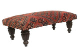 Antique Urban Hodges Handmade Kilim upholstered Settee