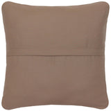 handmade Traditional Pillow Beige Rust Hand-Woven SQUARE 100% WOOL Hand woven turkish pillow2' x 2'