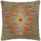 Tribal Miller Turkish Hand-Woven Kilim Pillow - 20 x 20