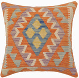 Southwestern Pham Turkish Hand-Woven Kilim Pillow - 20 x 20