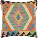 Tribal Dunn Turkish Hand-Woven Kilim Pillow - 20 x 20