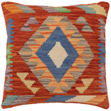 Tribal Durham Turkish Hand-Woven Kilim Pillow - 17