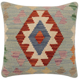 Southwestern Carter Turkish Hand-Woven Kilim Pillow - 17