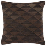 Southwestern Fuller Turkish Hand-Woven Kilim Pillow - 18'' x 18''