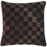 Boho Chic Murray Turkish Hand-Woven Kilim Pillow - 18'' x 18''