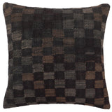 Boho Chic Anna Turkish Hand-Woven Kilim Pillow - 18'' x 18''