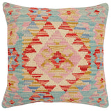 Rustic Hector Turkish Hand-Woven Kilim Pillow - 17