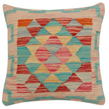 Bohemien Dean Turkish Hand-Woven Kilim Pillow - 17