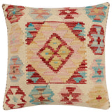 Southwestern Shirley Turkish Hand-Woven Kilim Pillow - 18'' x 18''