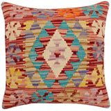 Tribal Ana Turkish Hand-Woven Kilim Pillow - 17