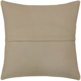 handmade Traditional Pillow Beige Rust Hand-Woven SQUARE 100% WOOL Hand woven turkish pillow2' x 2'