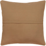 handmade Traditional Pillow Rust Green Hand-Woven SQUARE 100% WOOL Hand woven turkish pillow2' x 2'