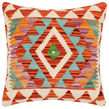 Southwestern Herbert Turkish Hand-Woven Kilim Pillow - 17