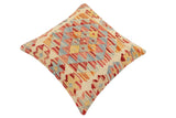 handmade Traditional Pillow Rust Red Hand-made SQUARE 100% WOOL Hand woven turkish pillow2' x 2'